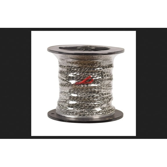 Campbell Chain Hobby And Craft Twist Chain 90 Trade Size Nickle Plated 82' / Reel