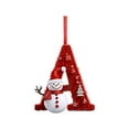 thumbnail image 2 of Ornament Pendant Decoration Letter Christmas Tree Pendant A To Z (without H And V) Decorative Letter Christmas Tree Pendant Personalized DIY Christmas Decorations Hanging Christmas Letters, 2 of 5