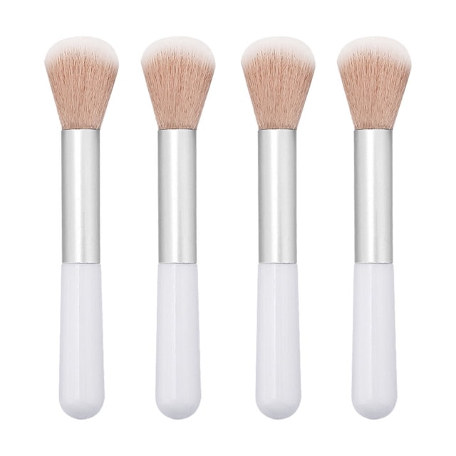 4 brochas para polvos sueltos y esponjosas, para difuminar y ruborizar, suministros de maquillaje para mujeres