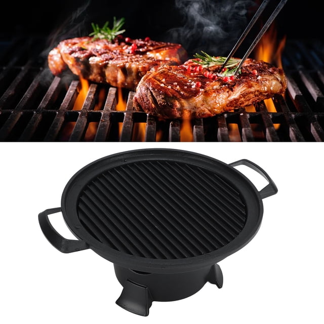 Portátil de la parrilla de mesa, aluminio fondido aluminio liviano resistencia simple al calor de la parrilla de la parrilla para picnic para acampar para al aire libre