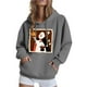 thumbnail image 2 of Sudadera con capucha de manga larga para mujer, informal, con capucha, para exteriores y chaquetas, ropa deportiva de moda para mujer, con capucha y ropa de invierno, sudadera con capucha de manga lar, 2 of 6