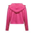 thumbnail image 6 of Olyvenn Women's Cropped Pullover Hoodie Long Sleeve Loose Fit Solid Color Y2K Fashion Sweatshirt for Winter and Fall Hot Pink XL, 6 of 9