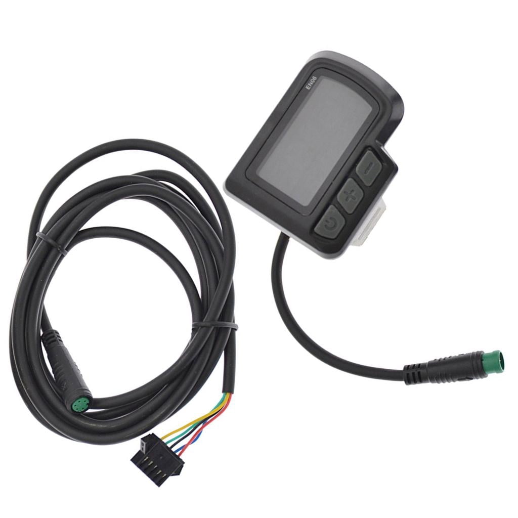 Écran LCD Coloré T8 Pour Vélo Électrique - 24V à 72V, Compatible 2# 5S KDS Bafang V5.2 KT, Pour E-Bike Et Scooter - 10
