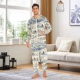 thumbnail image 6 of FORMRS Onesies Pajama for Adults Unisex Hoodie Winter Jumpsuit One Piece Sleepwear, Sizes S-2XL, Snowy Mountains, 6 of 7