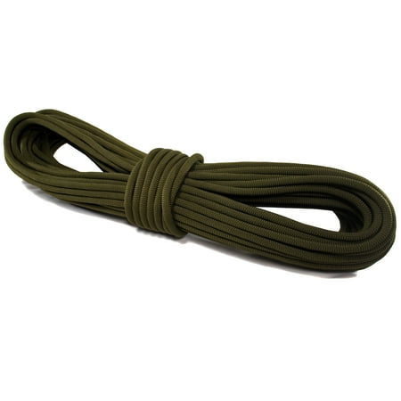 

Paracord Planet 7/16-Inch Static Safety Line – 150 Feet – Climbing Rope – Rappelling Rescue Police – Low Stretch – Single Colored Rope