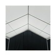 King Canopy 18 x 27 White Drawstring Carport Canopy Cover