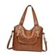 thumbnail image 3 of Bolso de hombro para mujer, suave, de piel sintética, elegante, para teléfono, cosméticos y viajes. Marrón, 3 of 8