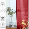 thumbnail image 4 of Cortina youleyar con bolsillo transparente para barra, 132 x 229 cm, color rojo, 4 of 8
