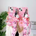 thumbnail image 4 of For Samsung Galaxy S7 Edge S8 S9 S10 S20 S21 S22 S23 Plus Ultra S21FE Note 9 10 20 Hello Kitty Phone Case With Holder Rope LXY, 4 of 6