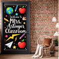 thumbnail image 2 of LUUFILx Welcome Classroom Backdrop Teacher School Decorations Banner Educational Supplies Bulletin Board Backdrop Banner Classroom Decor Party Supplies, 2 of 7
