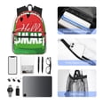 thumbnail image 6 of Haiem Watermelon Hello Summer Lightweight Backpack for School, Classic Basic Water Resistant Casual Daypack for Travel with Bottle Side Pockets, 6 of 8