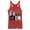 Red Heather, variant on Women's Disney Villains Valentine's Day Meme EVIL Racerback Tank Top Black Heather X Large