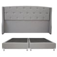 thumbnail image 1 of Box Base Cama King Size + Cabecera Zefyr Gris Dicasa  Zefyr Bless, 1 of 8