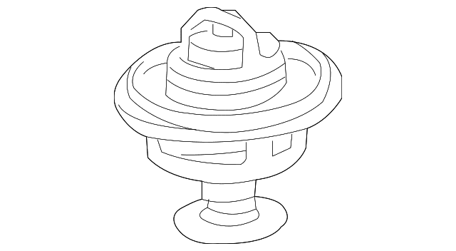 GM OEM-Engine Coolant Thermostat 12632948