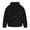 Black, variant on Herrnalise Men Winter Casual Solid Hooded Jacket With Long Sleeves And Pockets Windbreaker Coat Black
