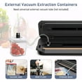 thumbnail image 2 of Commercial Vacuum Sealer Machine with 30 Free Bags – Automatic Food Saver for Meat, Vegetables, Snacks – Compact & Portable, One-Touch Sealing, LED Display, Overheat Protection, 2 of 8