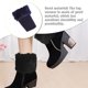 thumbnail image 3 of Minnieouse 1 par de calentadores de piel para piernas, fundas cálidas, accesorio de ropa elegante, mangas para piernas, puños para botas, funda Medias azul marino, 3 of 6
