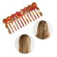 thumbnail image 5 of Unique Bargains 1 Pc Wave-shaped Hair Comb Colorful Acetate Sheet, 5 of 5