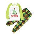 thumbnail image 4 of Lvotionpl Match Family Christmas Pjs, Matching Christmas Pajamas Long Sleeve Top & Pants Set Matching Holiday Family Pajama Xmas Sets, 4 of 5