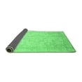 thumbnail image 2 of Ahgly Company Indoor Rectangle Abstract Emerald Green Modern Area Rugs, 2' x 5', 2 of 4