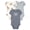 Blue/White Safari, variant on Baby Bodysuits, 3-Pack, Sizes Preemie-18 Months