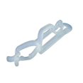 thumbnail image 2 of Light Clips Dyno Commerical All-N-1 de plástico blanco, paquete de 100, 2 of 2