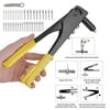 Portable 2-Way Hand Riveter With 40pcs Rivets Manual Pop Rivet Gun Heavy Duty Blind Rivets Repair Kit Hand Tool