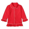 thumbnail image 4 of Gran oferta 2023, pijamas a juego para bebés, niños y niñas, conjuntos de pijamas de Navidad familiares para niños, pijamas de Navidad rojos y verdes para niños, 4 of 4