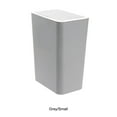 thumbnail image 3 of Bote de basura delgado Yuarrent rectangular de PP Gris S, 3 of 6