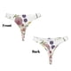 thumbnail image 3 of Fotbe Autumn Garden Tanga Sin Costuras para Mujer con Estampado – Panties Invisibles, Transpirables y Cómodos para Uso Diario-4X-Large, 3 of 6