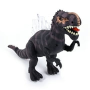 Wonderplay Jurassic World Dinosaur Toys LED Light Up Walking and Roaring Realistic t rex Dinosaur Toys for 3-12 Years Old Boys and Girls (Dino)