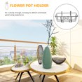 thumbnail image 5 of 2Pcs Fence Hanging Plants Basket Hanging Railing Planter Plant Flower Holder Hanging Planter Holder, 5 of 5