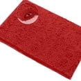 thumbnail image 1 of CPDD Bath Mat-Extra-Soft Plush Bath Bathroom Rug,1'' Chenille Microfiber Material, Super Absorbent Shaggy Bath Rug. Machine Wash & Dry (15 x 23, Red) Red 15 x 23, 1 of 9
