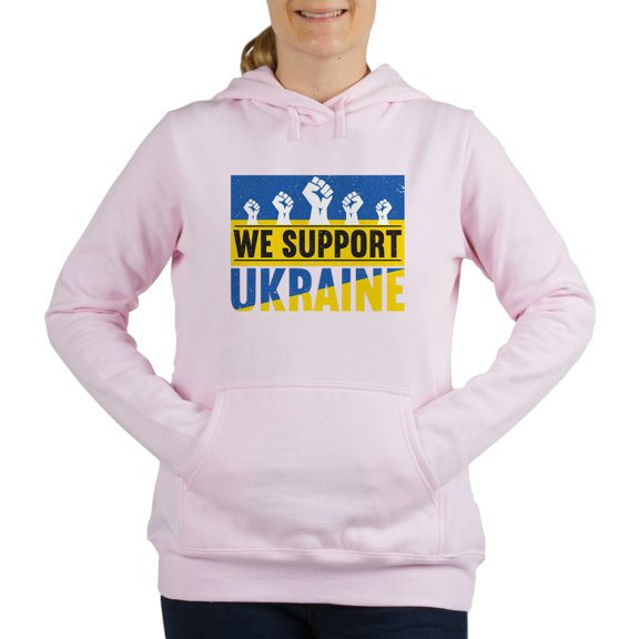 CafePress - We Support Ukraine Sweatshirt - Women's Hooded Sweatshirt