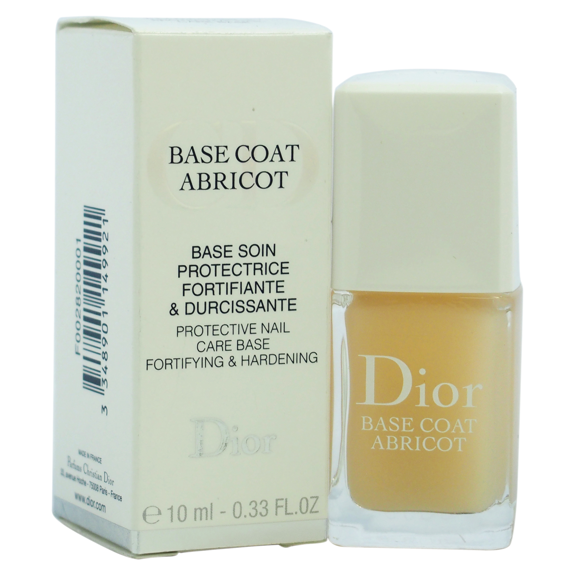 Base Coat Abricot Protective Nail Care Base Fortifying and Hardening
