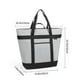 thumbnail image 2 of Insulated Cooler Bag, Reusable 40L Soft Cooler Bags, Cooler Leak Proof Portable Thermal Bags for Groceries Beach Grey, 2 of 5