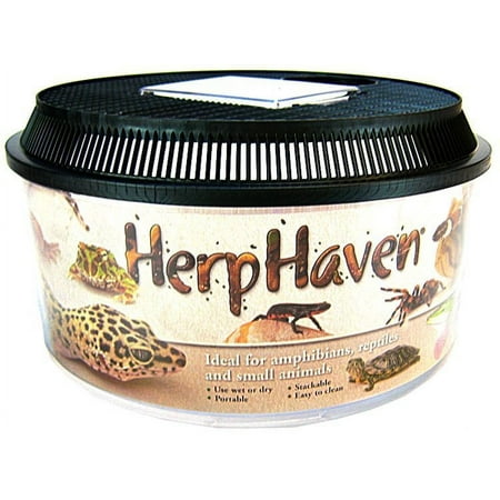 Lees HerpHaven Terrarium - Round 11" Diameter x 5.5" High (2 Pack)