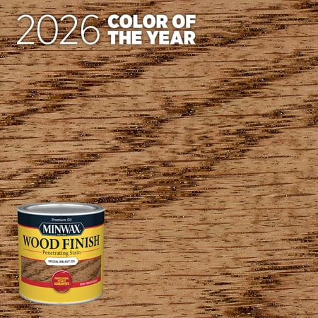 Minwax 222404444 Wood Finish Stain, Special Walnut, 1/2 Pint, (1 Piece, 1 Pack)