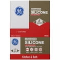 thumbnail image 4 of GE Advanced Silicone Caulk for Kitchen & Bathroom, White, 10 fl oz Cartridge, 12 Pack - 100% Waterproof Silicone Sealant, 5X Stronger Adhesion, Shrink & Crack Proof, 4 of 5