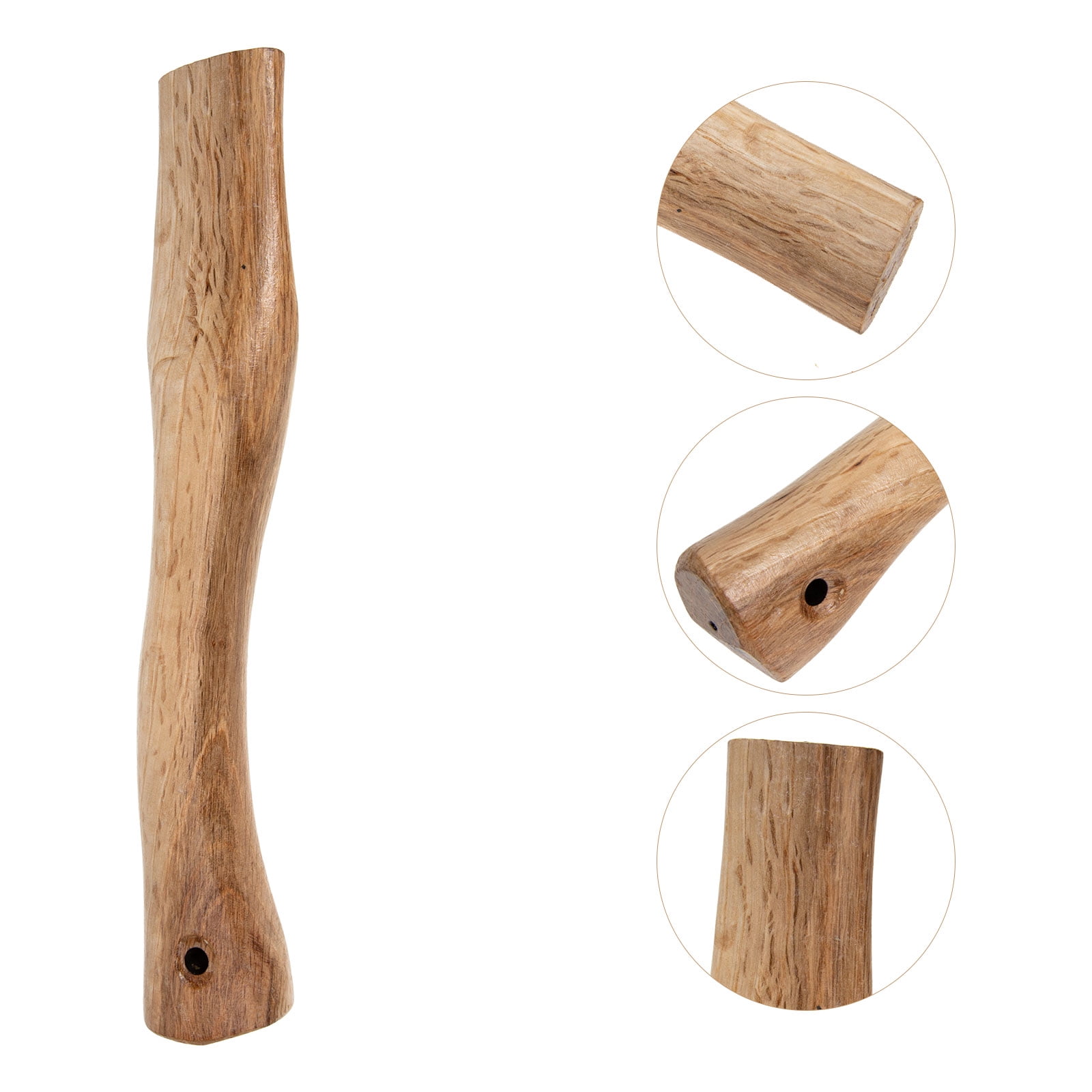3pcs Wooden Handle Hatchet Handles Wood Replacement Handle for Camp Chopping Hatchet Scout Use 27x4.5cm