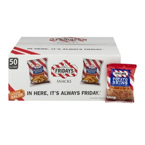 T G I Friday S Cheddar Bacon Potato Skins Snack Chips 16 Oz Walmart Com Walmart Com