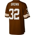 thumbnail image 3 of Men's Mitchell & Ness Jim Brown Brown Cleveland Browns Legacy Replica Jersey, 3 of 3