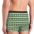 thumbnail image 3 of Uemuo Light Green Squares Pattern Men's Boxer Briefs,Trunk Anti-Chafing,Comfortable, Durable, and Stylish Underwear-X-Large, 3 of 9