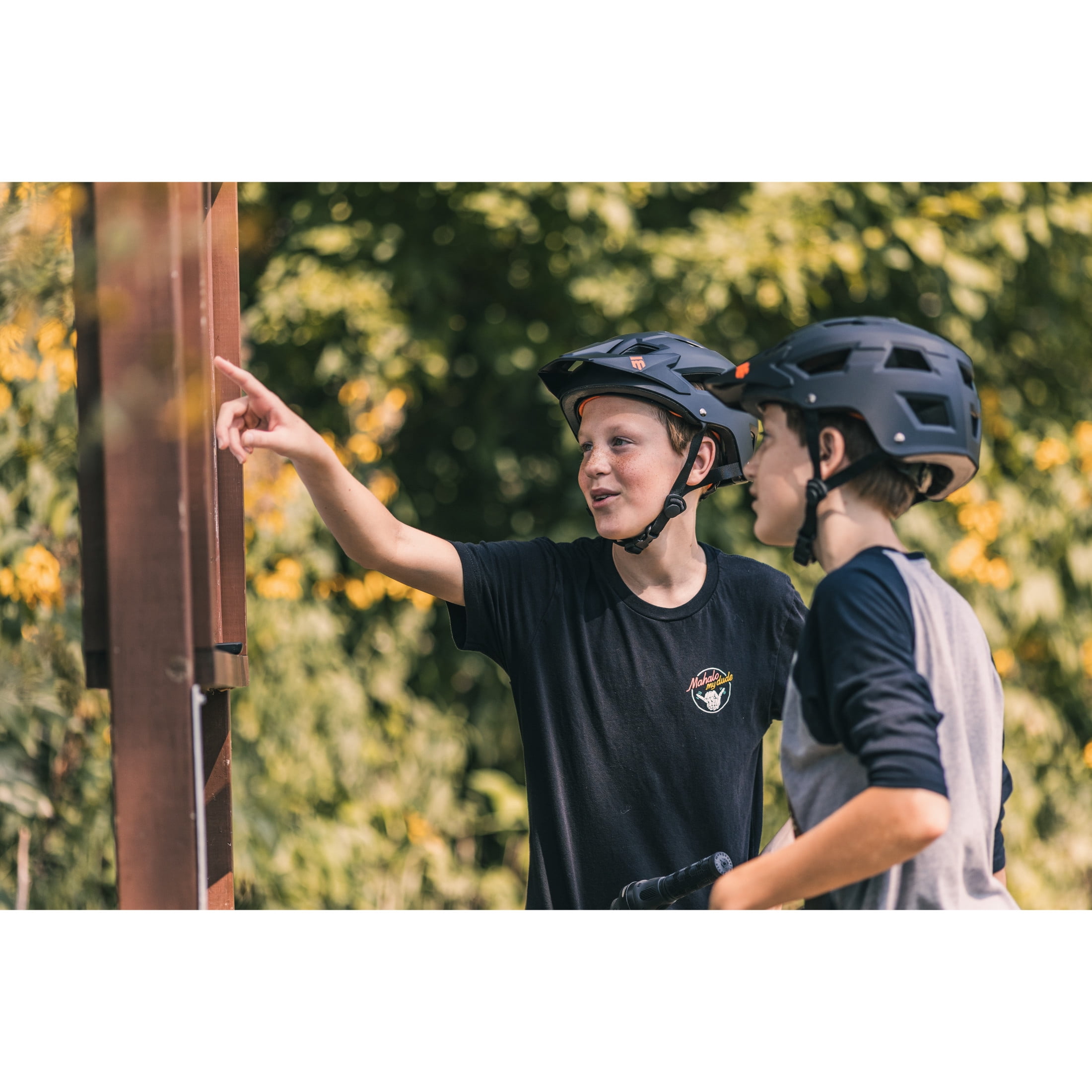 Mongoose Capture Mountain Bike Helmet with Camera Mount, Ages 8+, Black