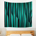 thumbnail image 4 of Boho Decorative Tapestry Aesthetic, for Home Bedroom Office House 51x59inch, Abstract Retro Boho Simple Shapes Durable Country Tapestry Curve Art Washable Tapestry Curtain, 4 of 5