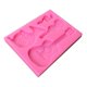 thumbnail image 1 of Acouto Molde para Hornear, Molde de Silicona para Chocolate, Molde para Dulces, Instrumento Musical, Molde para fondant, Herramienta de decoración de panadería, 1 of 4