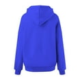 thumbnail image 7 of QASIEATN Fall Hoodies for Ladies Fashion Womens Oversized Sweatshirts Fleece Hoodies Long Sleeve Shirts Pullover Fall Clothes with Pocket, 7 of 7