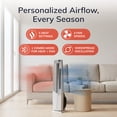 thumbnail image 6 of Lasko 38" All Season High Velocity Fan and Ceramic Space Heater with Remote, White, FHV820, 6 of 13