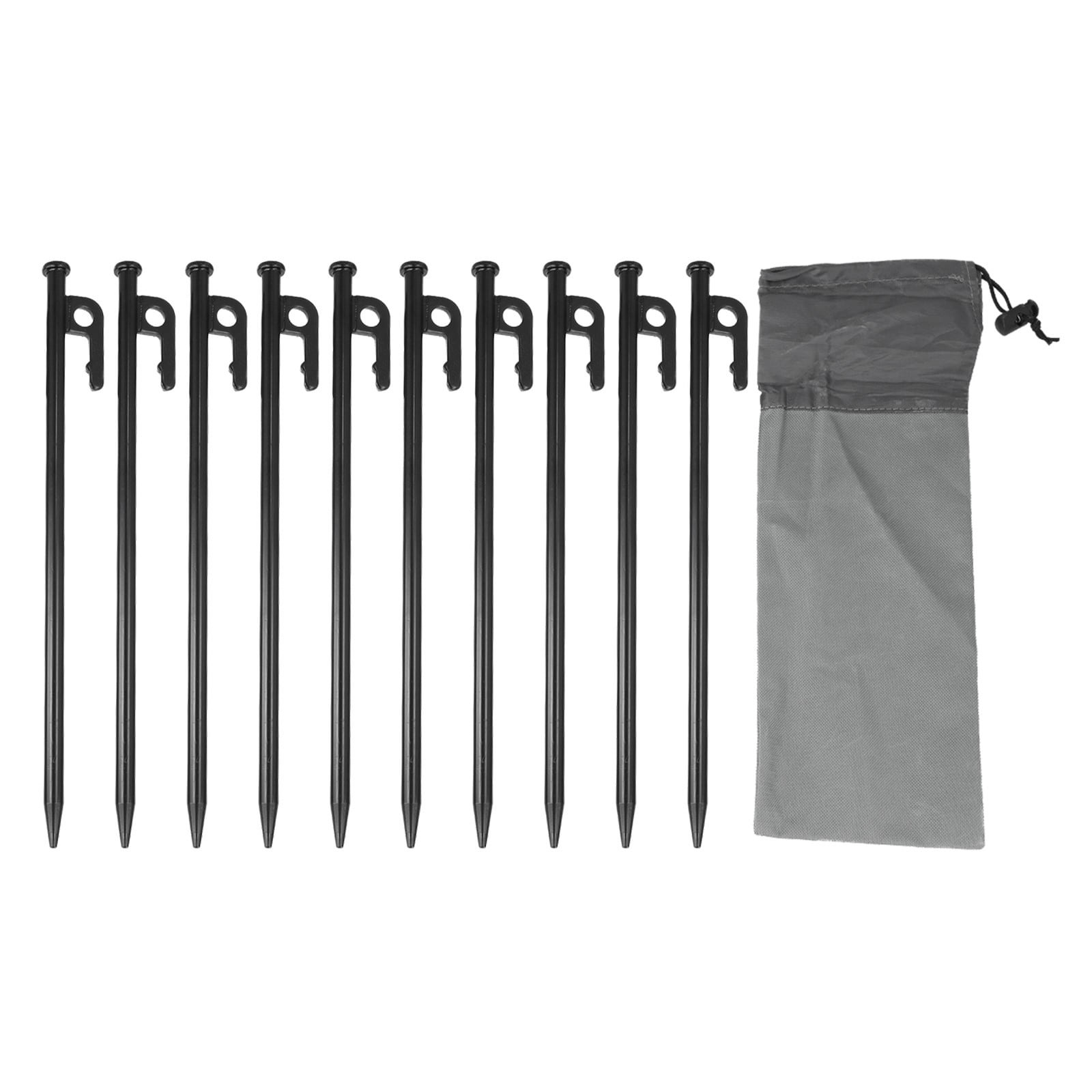 Heavy-Duty 30CM Camping Tent Stakes: Strong, Easy-Pull Design for Secure