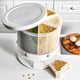 thumbnail image 4 of Contenedor de almacenamiento de cereales six en un con tapas, a prueba de de plástico contenedores de almacenamiento de alimentos secos BLESIY contenedor de almacenamiento de cereales, 4 of 8